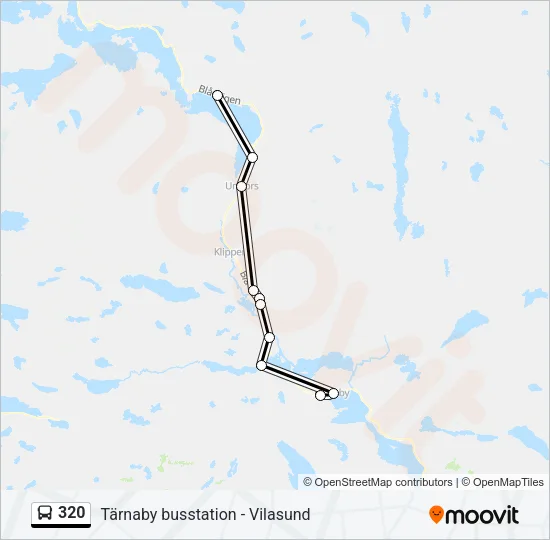 320 Bus Line Map