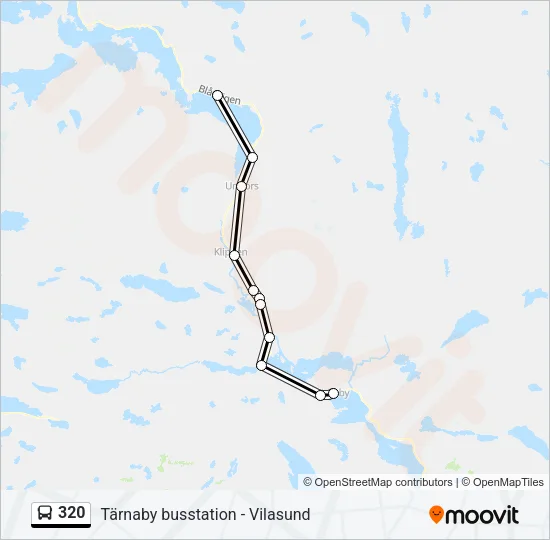 320 Bus Line Map