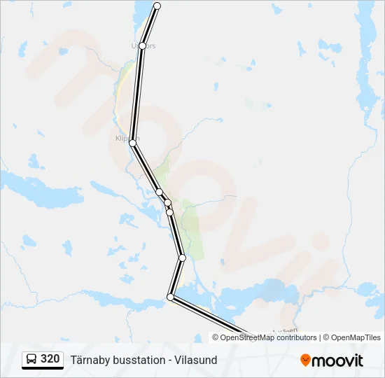320 Bus Line Map