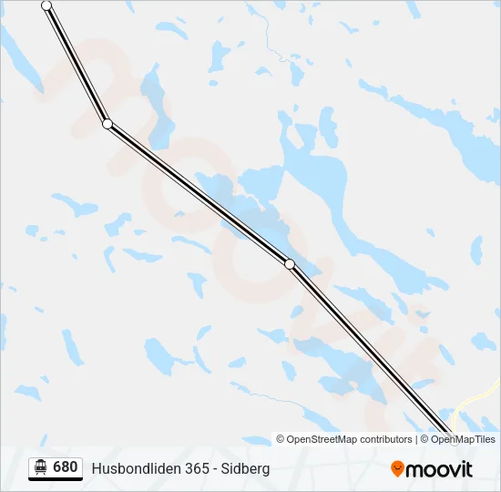 680 Cable Car Line Map