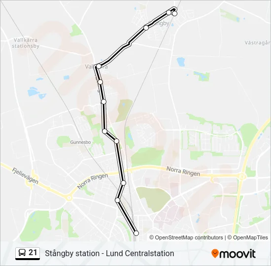 21  Line Map