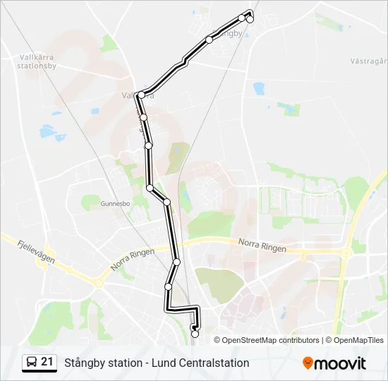 21  Line Map