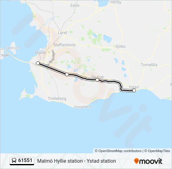61551  Line Map