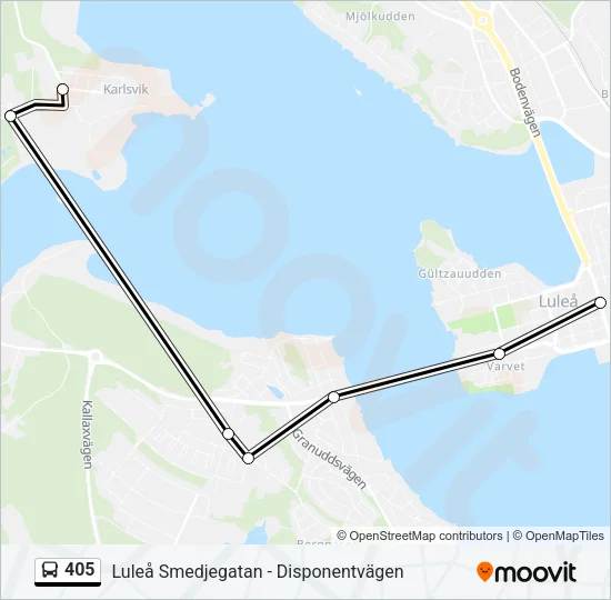 405  Line Map