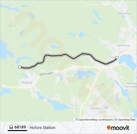 68189 Bus Line Map
