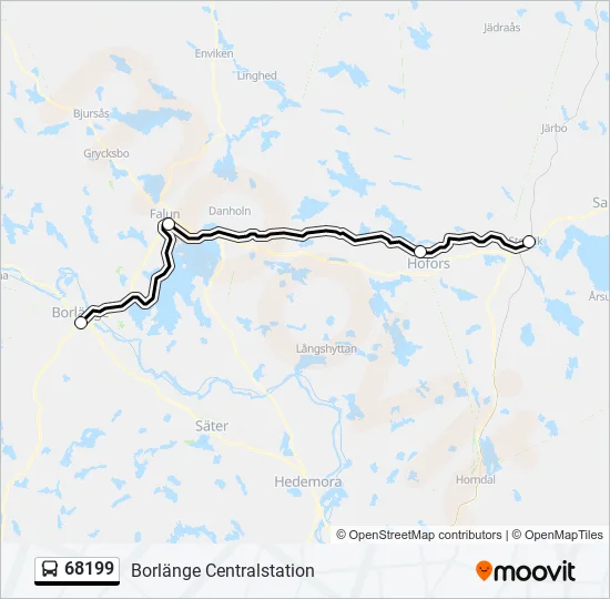 68199 Bus Line Map