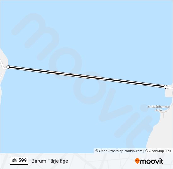 599 ferry Line Map