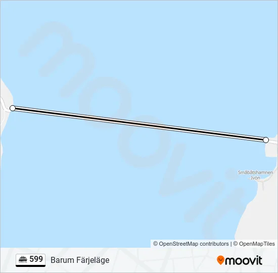 599 Ferry Line Map