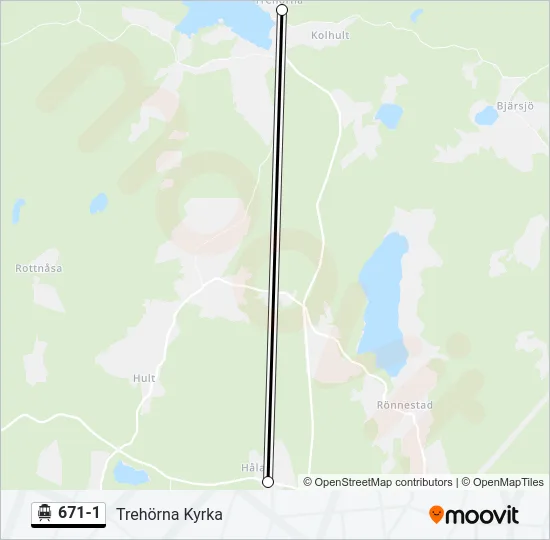 671-1 Cable Car Line Map