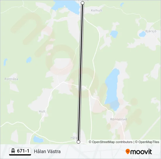 671-1 Cable Car Line Map