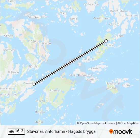 16-2 Ferry Line Map
