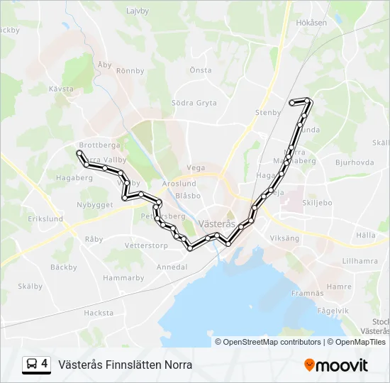 4 Bus Line Map