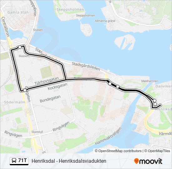 71T  Line Map