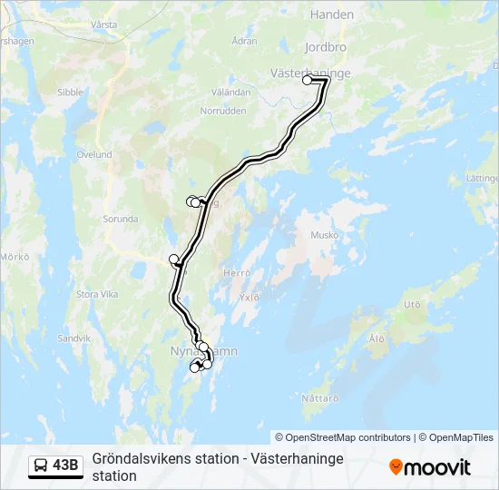 43B  Line Map
