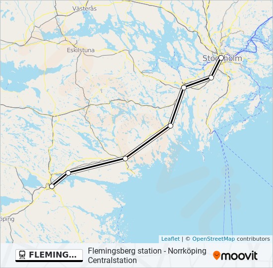 Flemingsberg Station Norrkoping Centralstation Route Schedules Stops Maps Flemingsberg