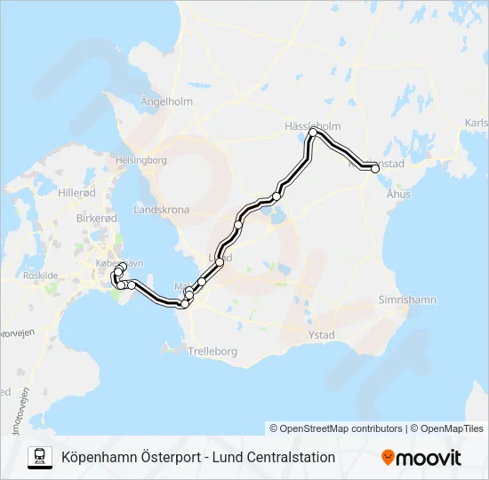 ÖRESUNDSTÅG  Line Map