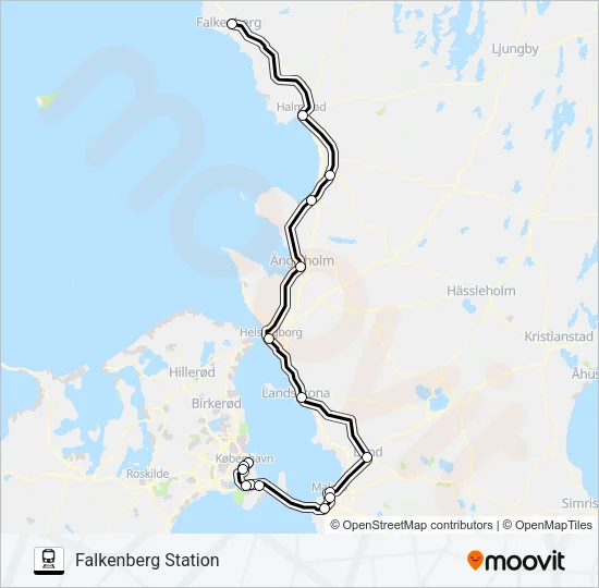 ÖRESUNDSTÅG  Line Map