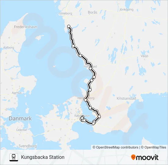 ÖRESUNDSTÅG  Line Map