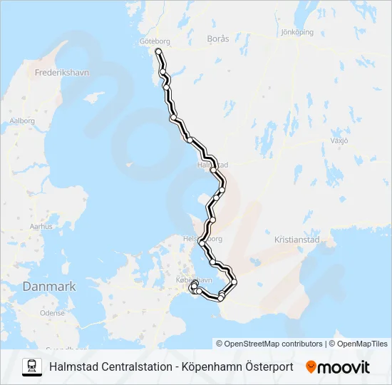 ÖRESUNDSTÅG  Line Map