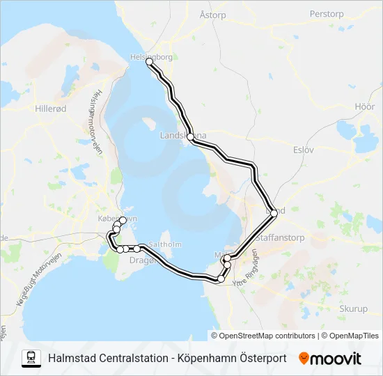 ÖRESUNDSTÅG  Line Map