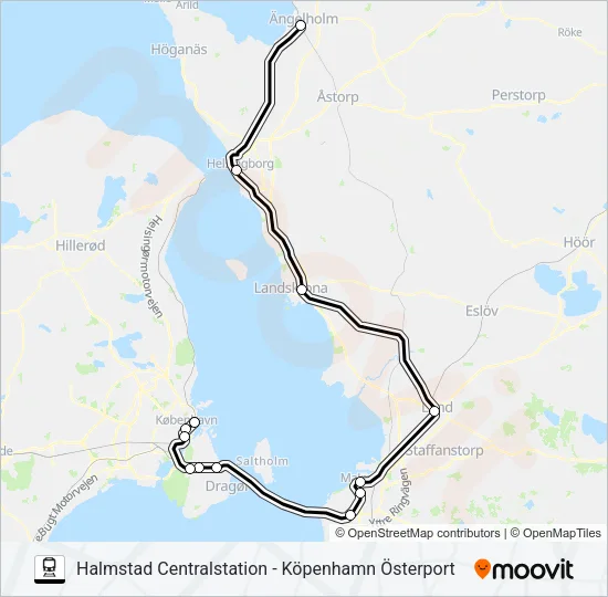 ÖRESUNDSTÅG  Line Map