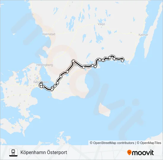 ÖRESUNDSTÅG  Line Map