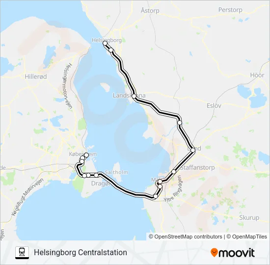 ÖRESUNDSTÅG  Line Map