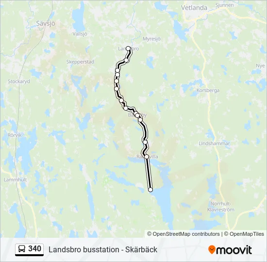 340  Line Map