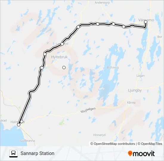 KRÖSATÅG  Line Map