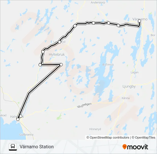 KRÖSATÅG  Line Map