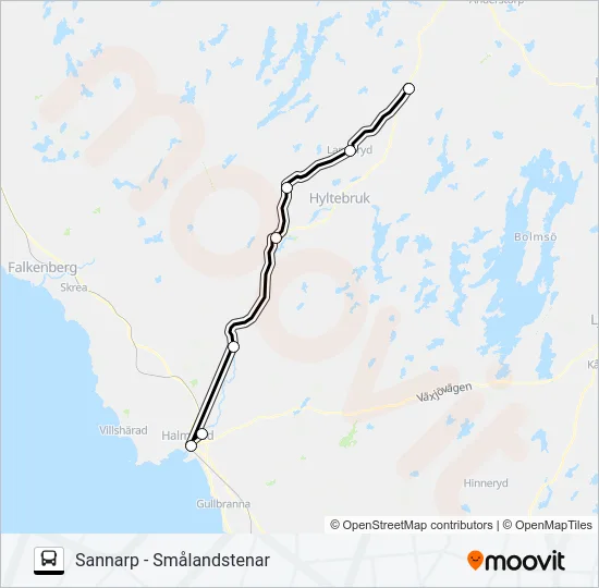 KRÖSATÅG  Line Map