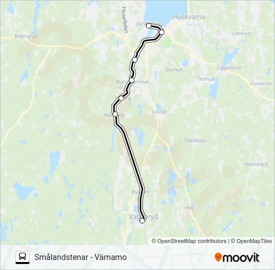 KRÖSATÅG  Line Map