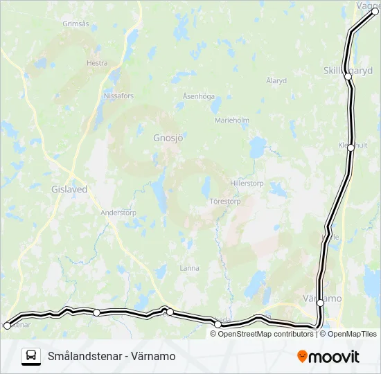 KRÖSATÅG  Line Map