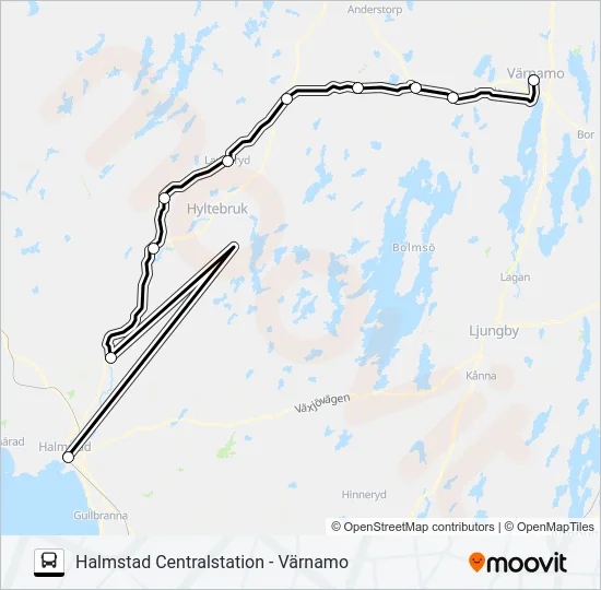 KRÖSATÅG  Line Map