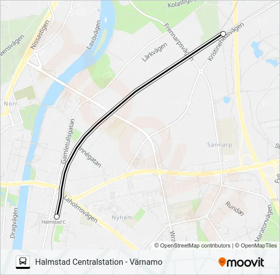 KRÖSATÅG  Line Map