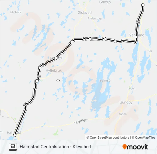 KRÖSATÅG  Line Map