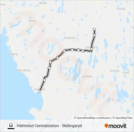 KRÖSATÅG  Line Map