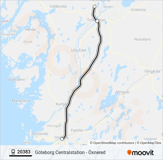 20383 train Line Map