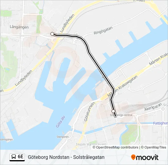 6E  Line Map