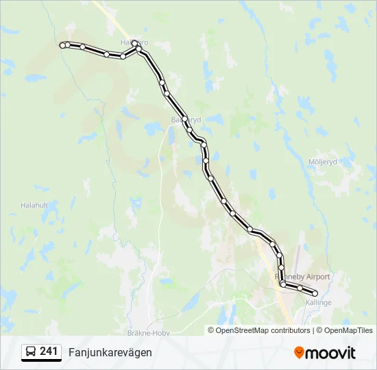241 Bus Line Map