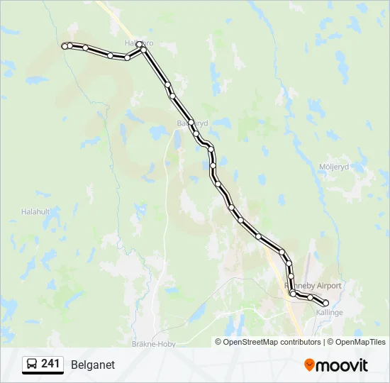241 Bus Line Map