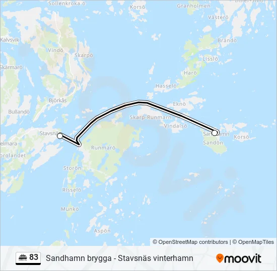 83  Line Map