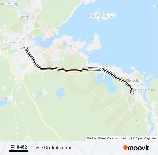 8482 train Line Map