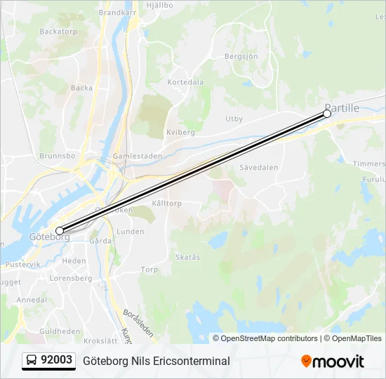 92003  Line Map