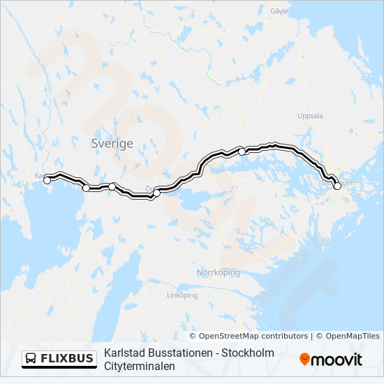 FLIXBUS  Line Map