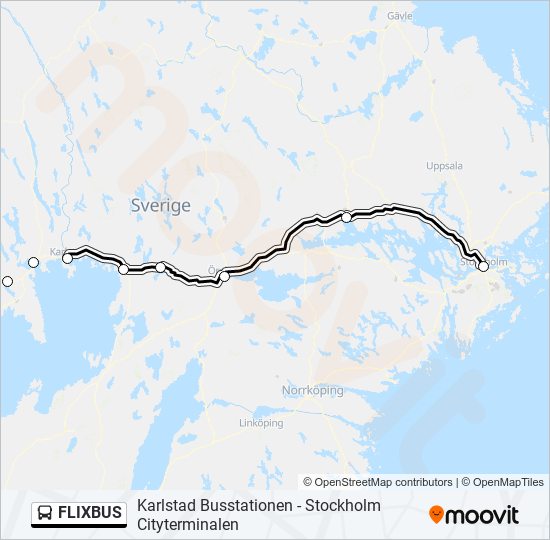 FLIXBUS  Line Map