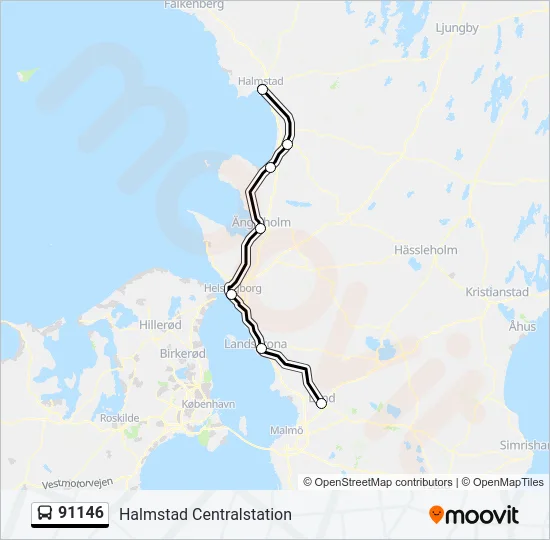 91146 Bus Line Map