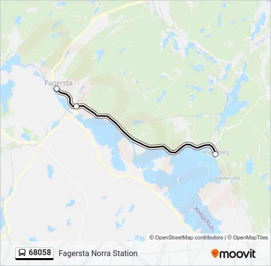 68058 Bus Line Map