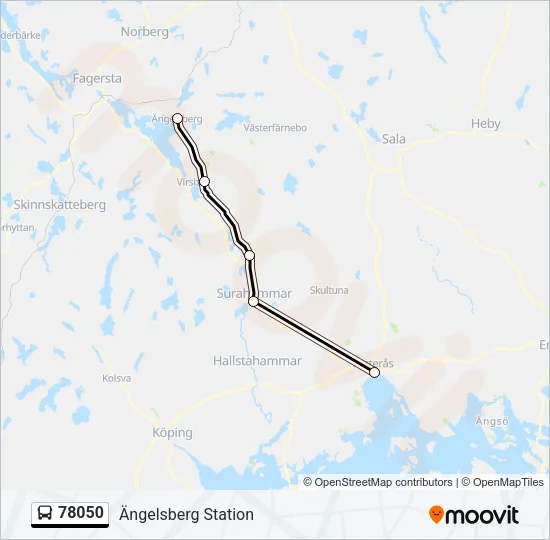 78050 Bus Line Map