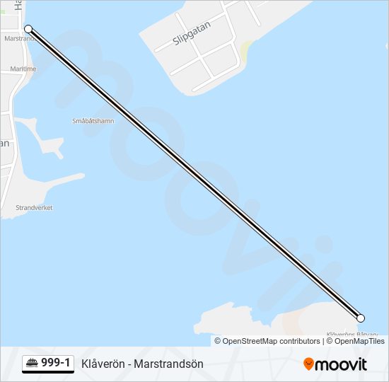 999-1 ferry Line Map